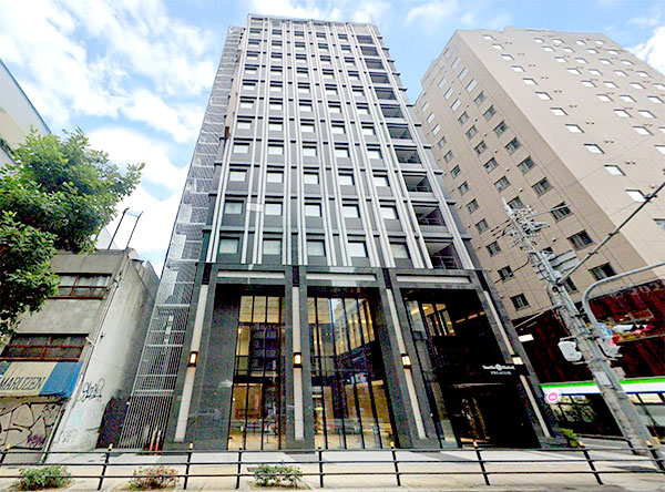 スマイルホテルプレミアム大阪東心斎橋／大阪府大阪市中央区島之内２丁目13－17